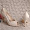 Chaussures de mariage taille réelle du talon 3.15 pouce eté talons hauts romantique