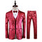 De gamme nouveau imprimé costume banquet rouge costumes