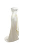 Robe de mariée romantique simple vintage en arc-en-ciel manche nulle
