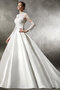 Robe de mariée parfait couverture avec dentelle de princesse vintage naturel