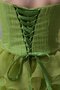 Robe de quinceanera de bustier avec nœud de mode de bal ligne a avec gradins