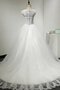 Robe de mariée classique ligne a textile en tulle appliques de mode de bal