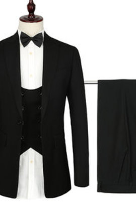 Formelle smoking costume de mariage pour hommes skinny design hommes noir