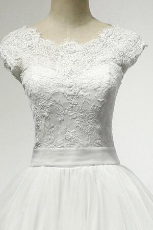 Robe de mariée classique ligne a textile en tulle appliques de mode de bal