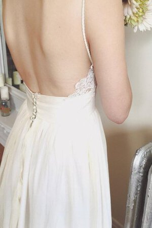 Robe de mariée simple sexy nature col en forme de cœur v encolure