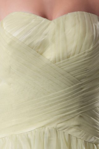 Robe de quinceanera de mode de bal ruché textile en tulle ligne a col en forme de cœur