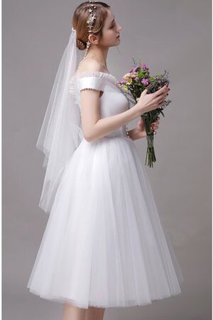 Robe de mariée manche nulle charmant à la mode romantique sexy