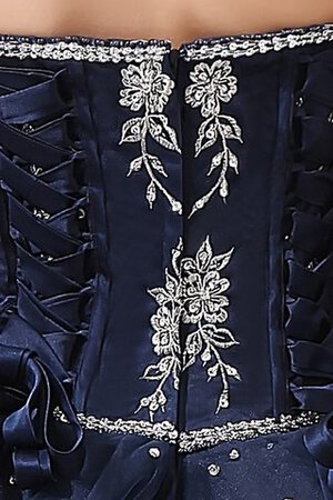 Robe douce seize ligne a decoration en fleur de mode de bal textile en tulle