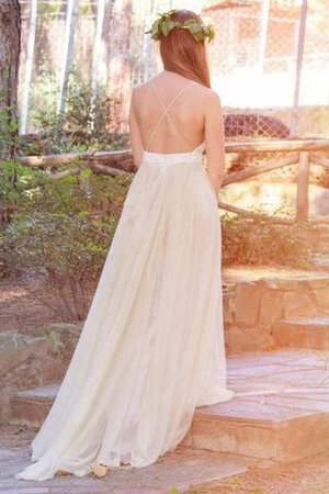 Robe de mariée facile nature de traîne courte textile en tulle entrecroisé