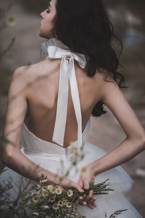 Robe de mariée onirique a-ligne elevé en tout plein air impressioé