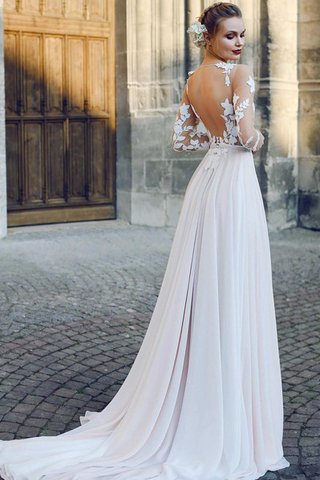 Robe de mariée mode romantique sexy longue avec fleurs