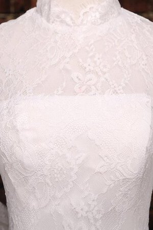 Robe de mariée eclaté naturel d'épaule asymétrique textile en tulle en satin