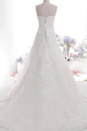 Robe de mariée festonné distinguee avec sans manches de bustier de lotus