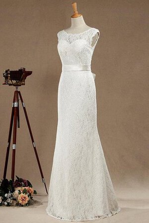 Robe de mariée elégant modeste attirent avec manche épeules enveloppants en dentelle