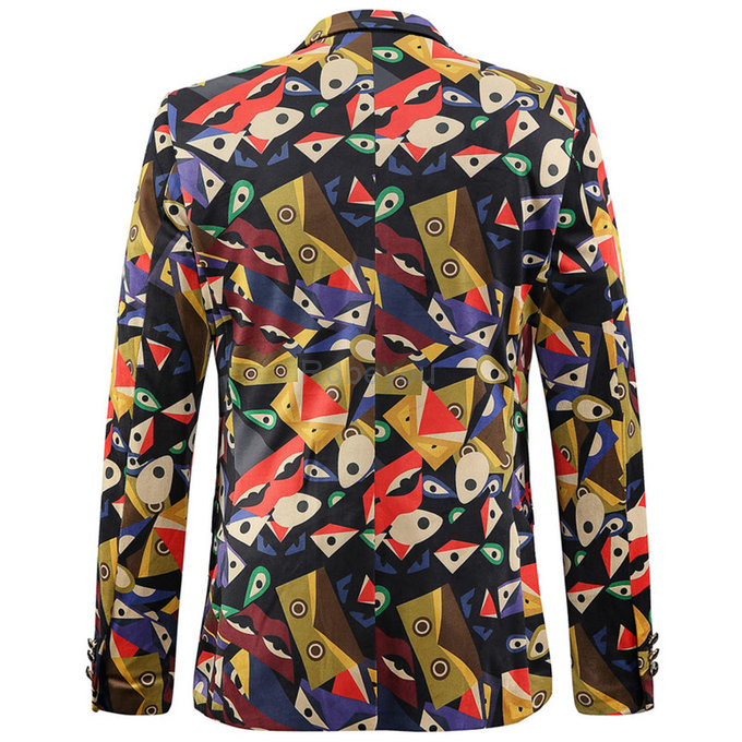 Mode manteau blazers occasionnels floral marque costumes blazers