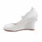 Chaussures pour femme dramatique hiver formel compensées charmante