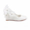 Chaussures pour femme dramatique hiver formel compensées charmante