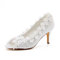 Chaussures de mariage romantique talons hauts classique printemps charmante