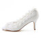 Chaussures de mariage romantique talons hauts classique printemps charmante