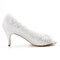 Chaussures de mariage romantique talons hauts classique printemps charmante