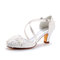 Chaussures de mariage tendance luxueux éternel printemps plates-formes