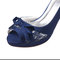 Chaussures de mariage classique moderne hiver talons hauts plates-formes romantique