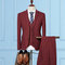 Veste + pantalon + gilet hommes blazer slim rayure de bal costume homme