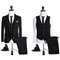 Noir nouveau slim fit costume smokings entreprise costumes blazers