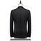 Costume blazers pantalon 2 pièce robe de mariée hommes imprimé costumes slim fit noir