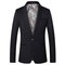 Et automne hommes costume mode blazer slim fit printemps