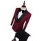 Personnalisé mode costumes rouge fête costumes pour hommes double boutonnage