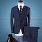 Mode nouveaux costume gilet blazers pantalon rayé hommes décontracté