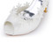 Chaussures de mariage romantique talons hauts taille réelle du talon 3.94 pouce plates-formes