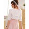 En taffetas rose Timeless avec bowknot Bolero