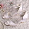 Chaussures de mariage compensées taille réelle du talon 3.15 pouce tendance automne hiver