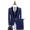 Violet luxe homme tuxedos hommes costumes slim fit d'honneur marié