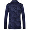 Imprimé blazer hommes smoking mâle vestes asiatique taille