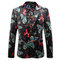 Mode manteau blazers occasionnels floral marque costumes blazers