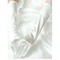 Satin blanc simple élégant | Gants de mariée modestes