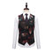 3 pièce mode conceptions groomsman costume asiatique taille boutonnage costume dernières