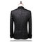 Jacquard fit mariage mâle marié tuxedos qriginal hommes blazer slim imprimé