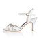 Chaussures de mariage taille réelle du talon 3.15 pouce talons hauts dramatique printemps