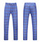 Hommes 3 pièces robe hommes plaid costumes d'affaires costume de mariage mode