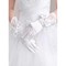 Gants en satin avec bowknot blanc Chic mariée