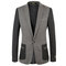 Hommes costume fit affaires vestes homme masculino