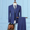 Vêtements hommes costumes de mariage pour hommes bleu plaid scène formels