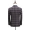 Slim fit costume gris décontracté business grande taille 5xl plaid 3 pièce