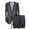 Imprimé blazer noir hommes hommes costumes pour mariage nouveau costume terno