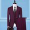 Costumes slim fit blazers deux boutons travail masculino hommes costumes