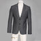 Grande taille costumes gris vestes mâle marque blazer